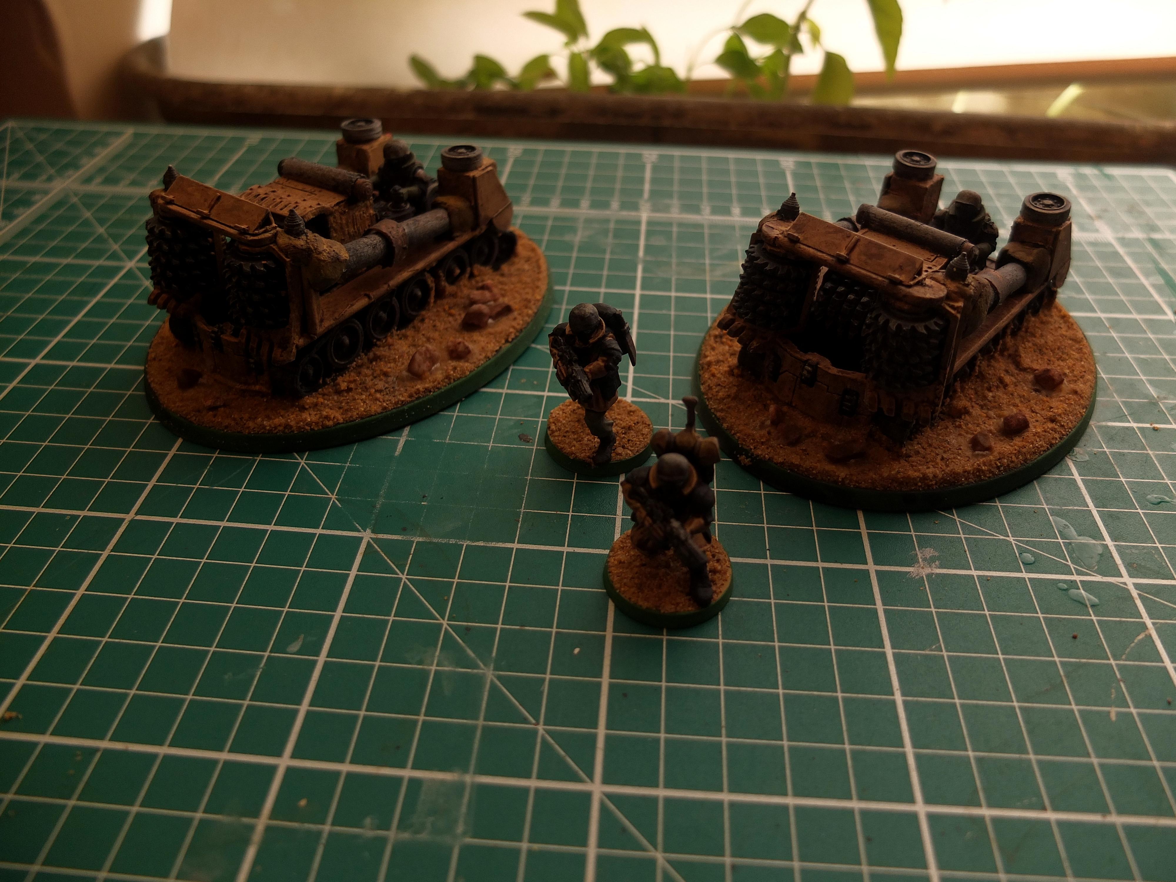 Warhammer 40k Death Korps Of Krieg Hades Breaching Drill Miniatura Dipinta E Assemblata